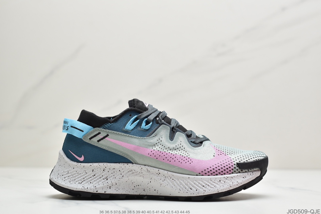 180 公司级耐克Nike Pegasus Trail 2”Black/Gold/Blue/White”飞马涡踪迹2代越野马拉松休闲运动慢跑鞋CK4308-300