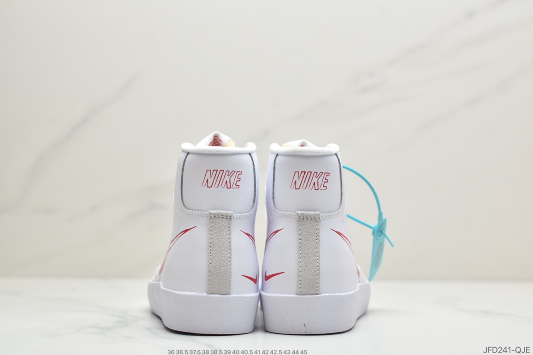 170 公司级耐克 Nike Blazer Mid VNTG ‘77 开拓者 “涂鸦 黑勾”复古经典中帮百搭休闲运动板鞋 CW7580-200