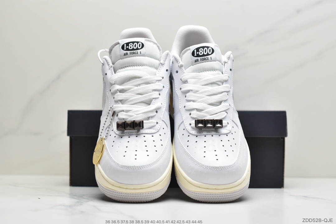 220 公司级耐克Nike Air Force 1 '07  ”Toll Free” “白字母印花” CJ1631-100