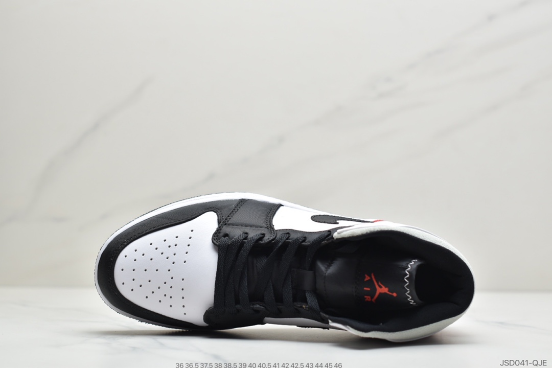 200 公司级Air Jordan 1 Mid SE 黑白红尾 852542-100