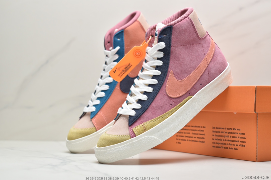 180 公司级耐克/Nike Blazer Mid'77 开拓者高帮休闲运动板鞋DC9179-664