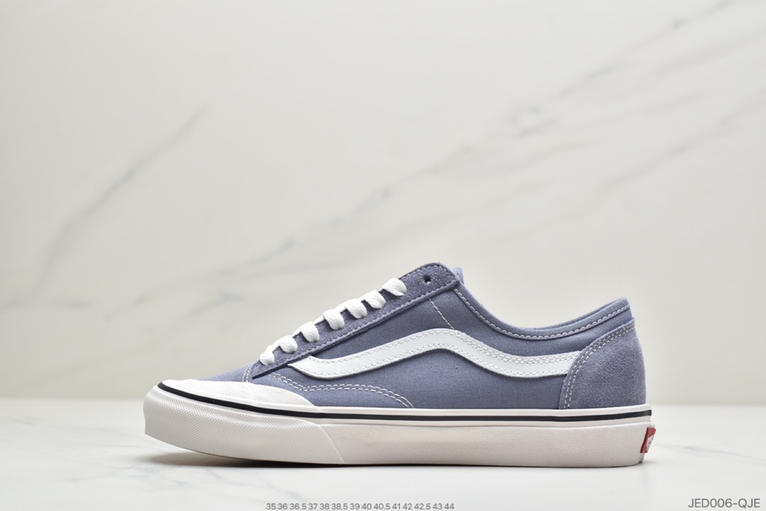 150 公司级万斯Vans Style 36 Decon SF 万斯浅灰色半月包头硫化帆鞋