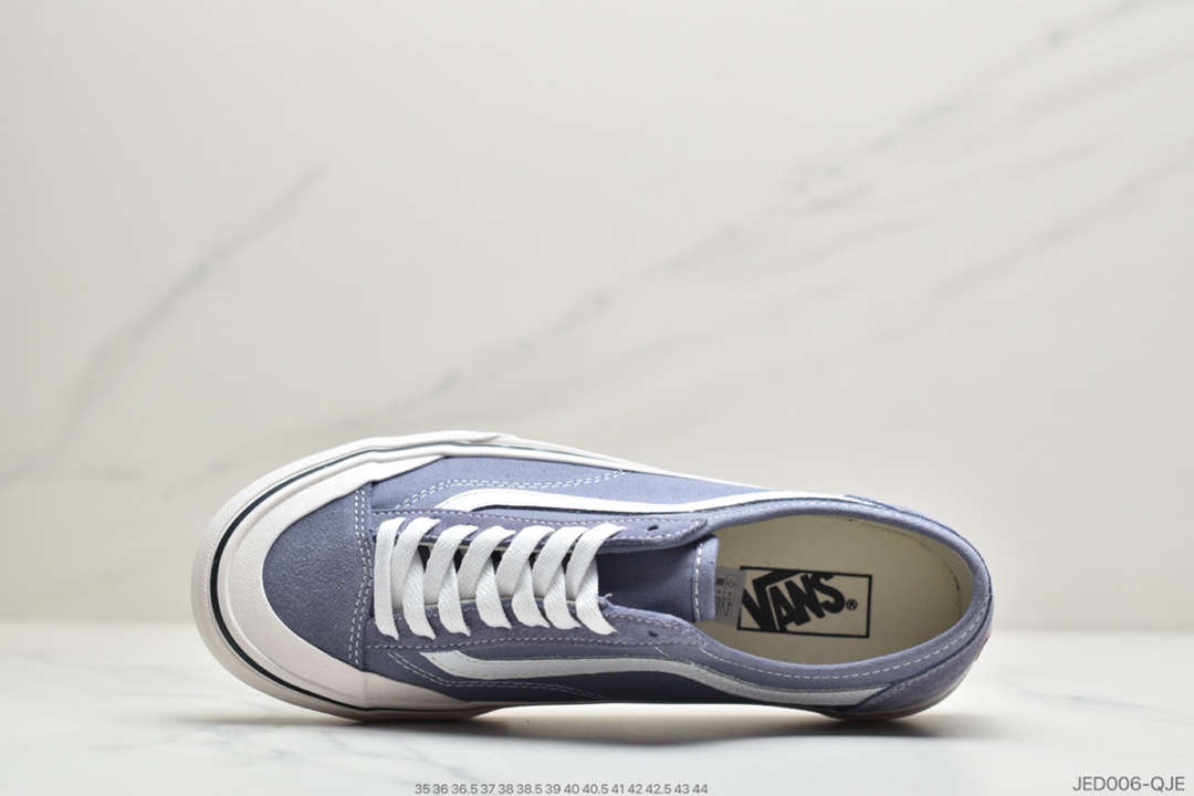 150 公司级万斯Vans Style 36 Decon SF 万斯浅灰色半月包头硫化帆鞋