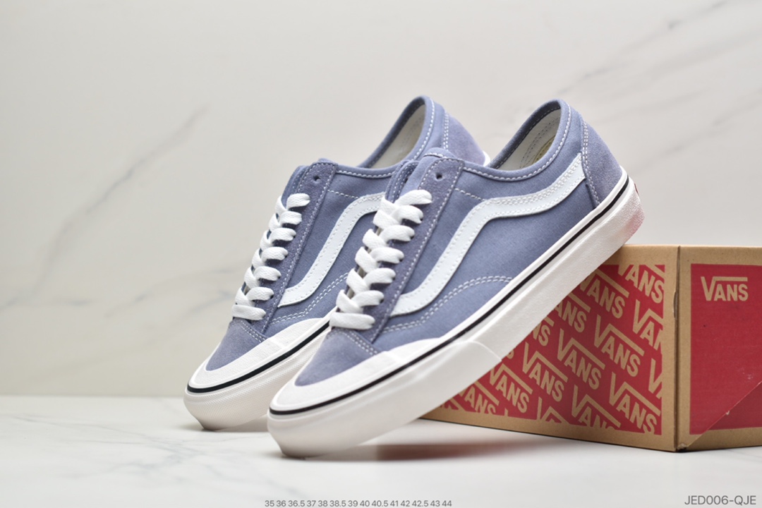 150 公司级万斯Vans Style 36 Decon SF 万斯浅灰色半月包头硫化帆鞋