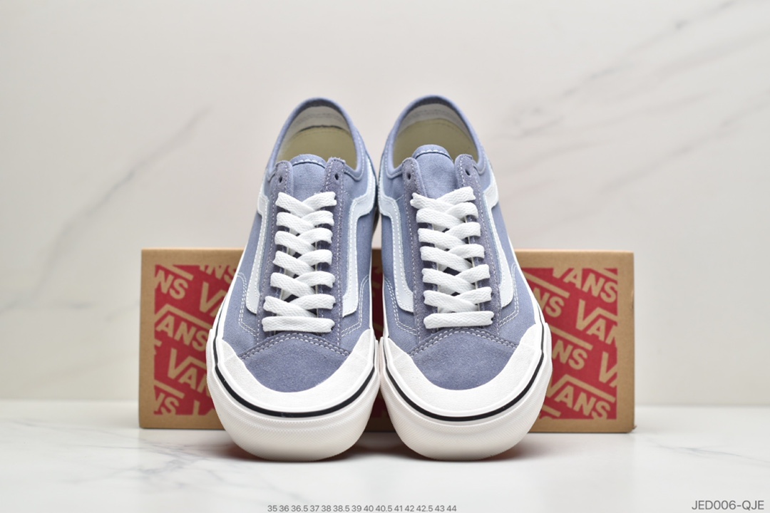 150 公司级万斯Vans Style 36 Decon SF 万斯浅灰色半月包头硫化帆鞋