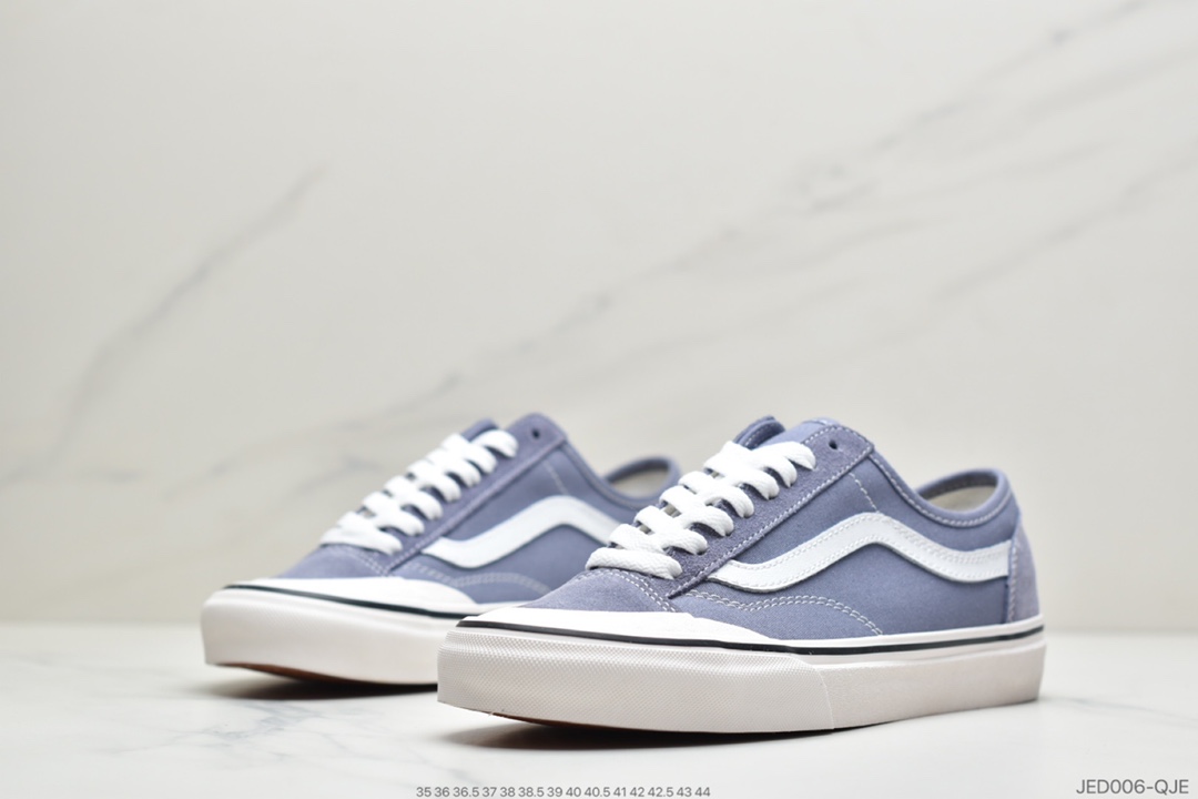 150 公司级万斯Vans Style 36 Decon SF 万斯浅灰色半月包头硫化帆鞋
