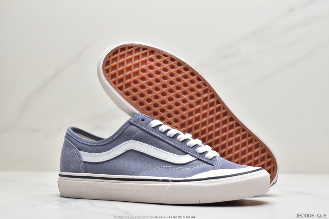 150 公司级万斯Vans Style 36 Decon SF 万斯浅灰色半月包头硫化帆鞋