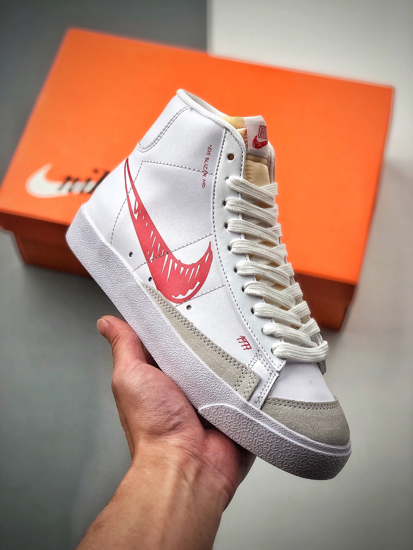 160  公司级 Nike Blazer Mid Retro OG 开拓者经典复古中帮休闲板鞋 CW7580-100