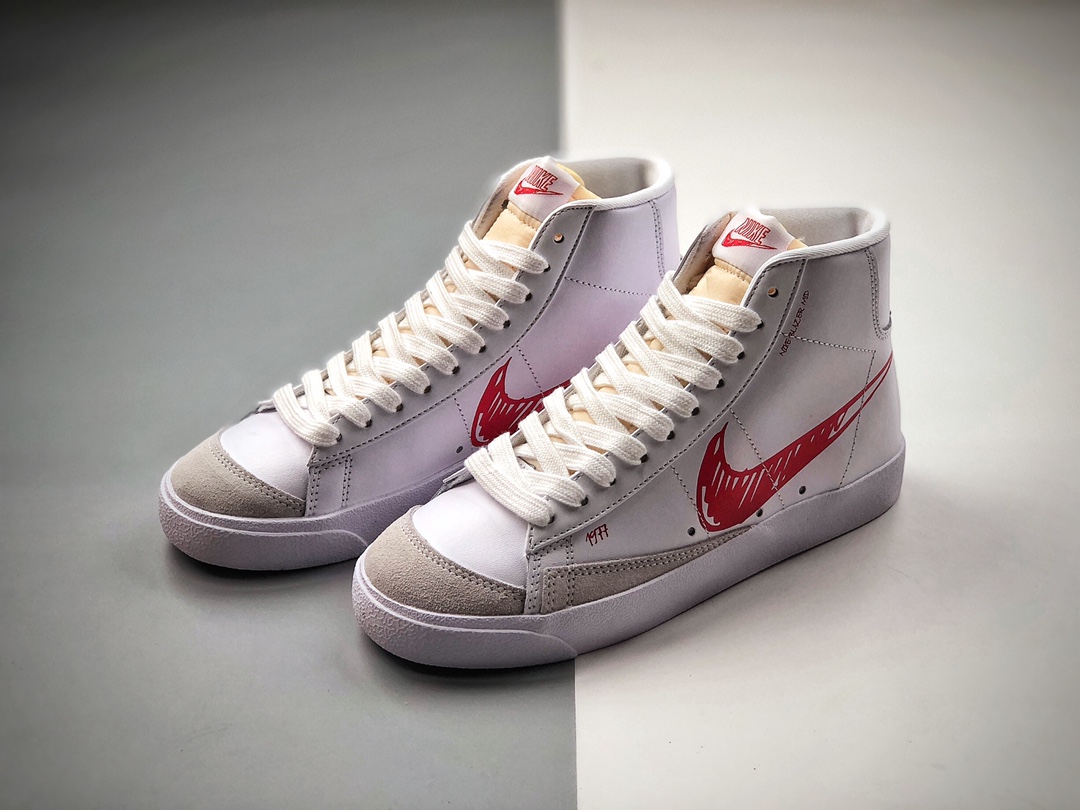 160  公司级 Nike Blazer Mid Retro OG 开拓者经典复古中帮休闲板鞋 CW7580-100