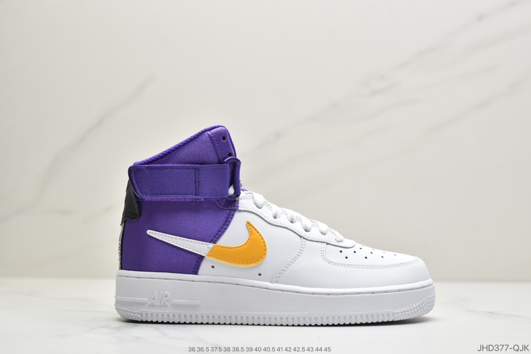 190 公司级耐克/NIKE Air Force 1 High 07 LV8 1 NBA限定丝绸空军一号BQ4591-102