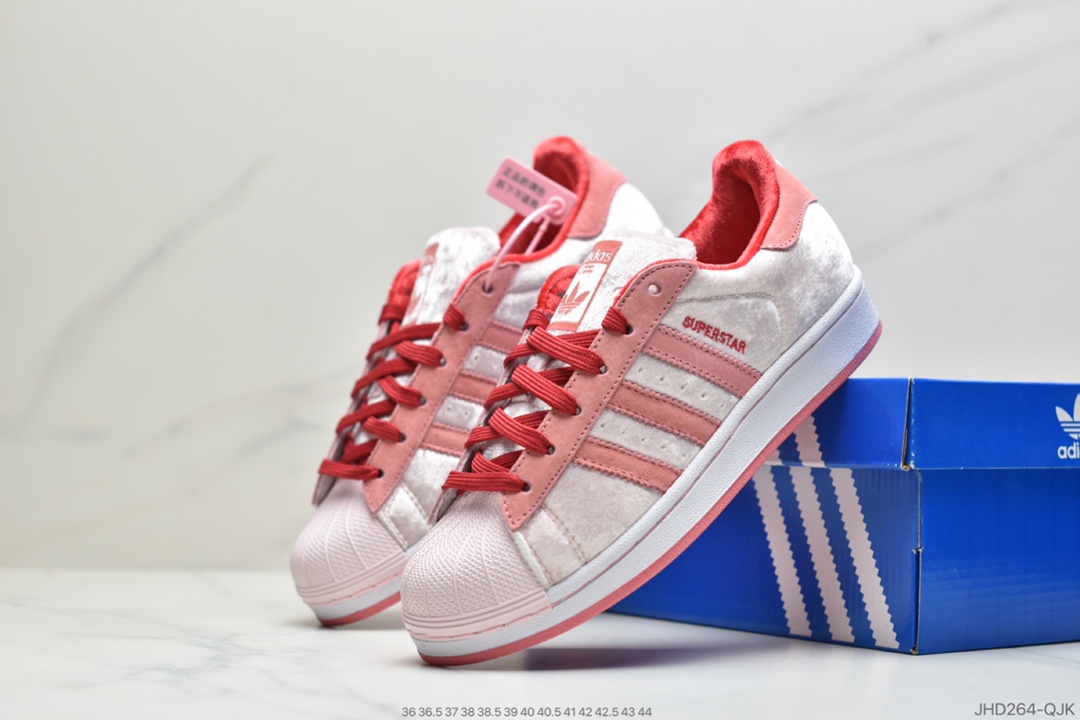 190 公司级Adidas 阿迪达斯 Superstar 贝壳头运动休闲板鞋 EG4961