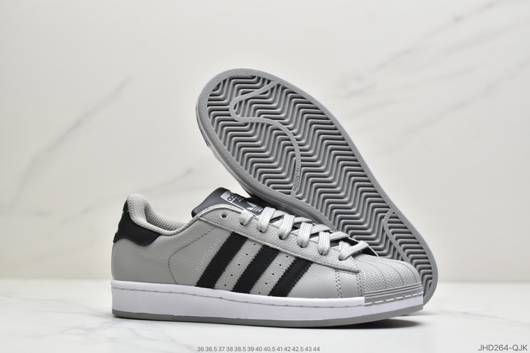 190 公司级Adidas 阿迪达斯 Superstar 贝壳头运动休闲板鞋 EG4961