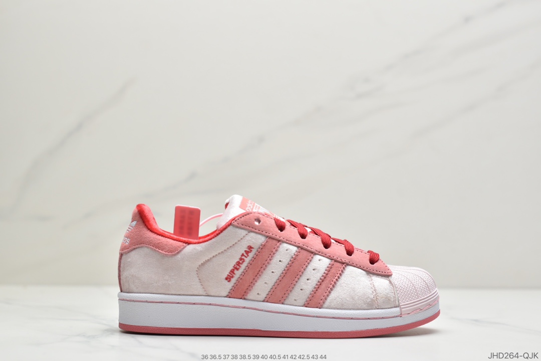 190 公司级Adidas 阿迪达斯 Superstar 贝壳头运动休闲板鞋 EG4961