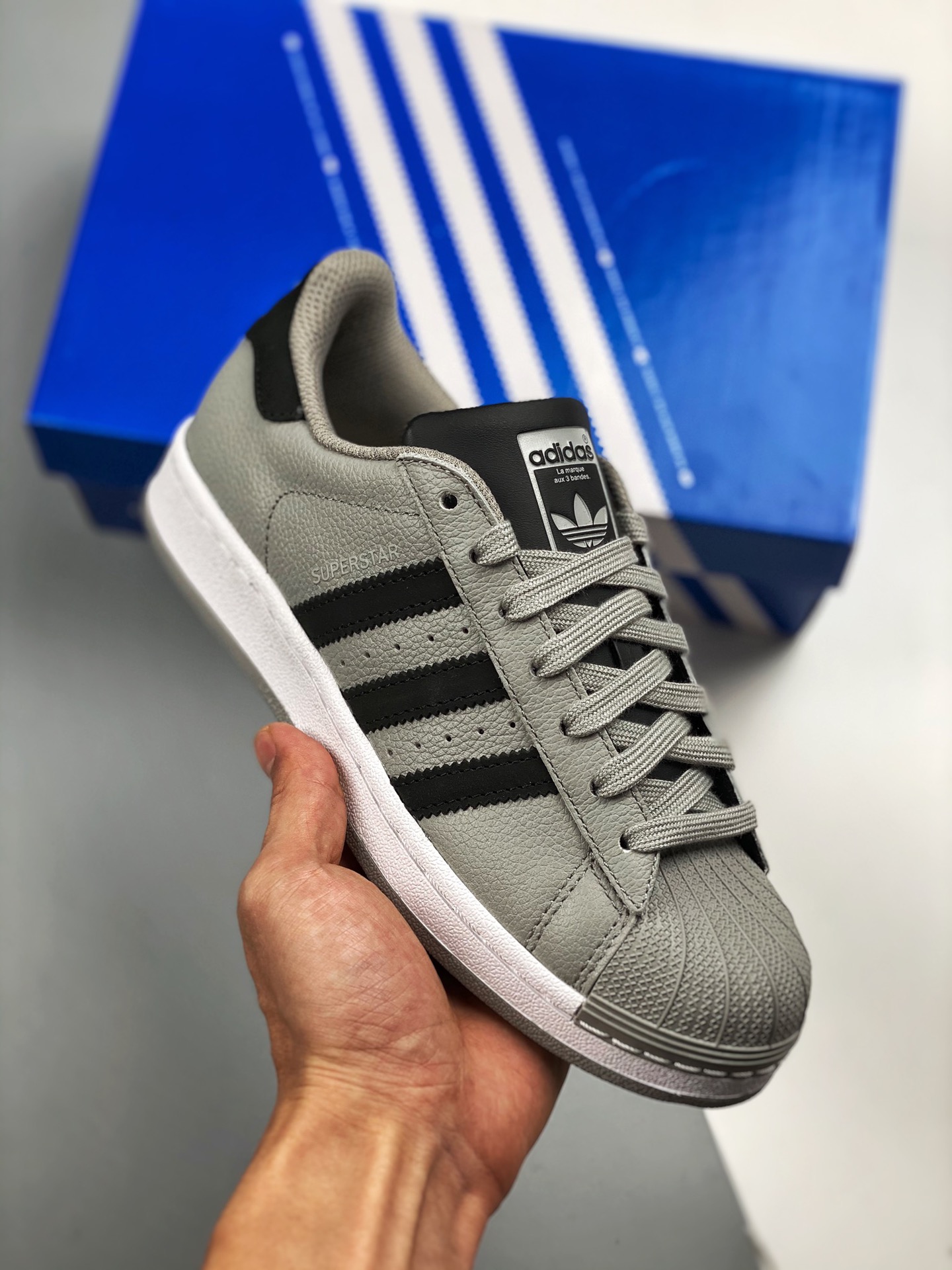 Superstar zapatillas de skate casuales con puntera de concha, número de artículo: EG4961, Tallas: 36 36.5 37 38 38.5 39…