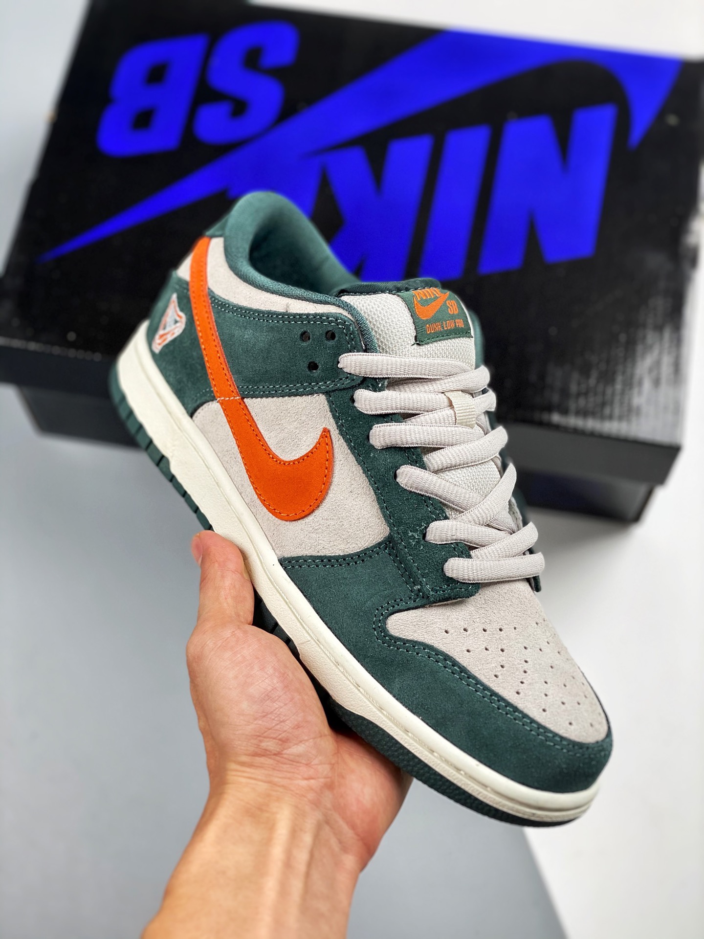 NK Dunk SB LOW "EIRE" zapatillas de skate casual de caña baja, Irlanda 🇮🇪 calidad nivel empresa, limpieza, bordado, c…