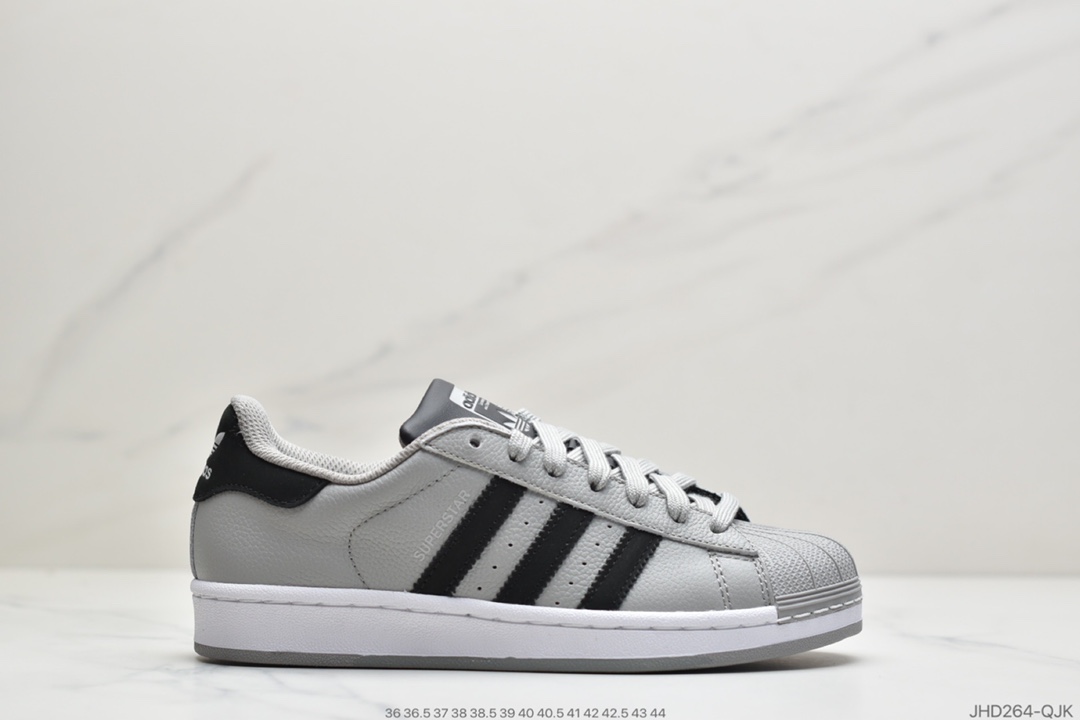 190 公司级纯原全头层版本阿迪达斯Adidas Superstar 贝壳头运动休闲板鞋 EG4961