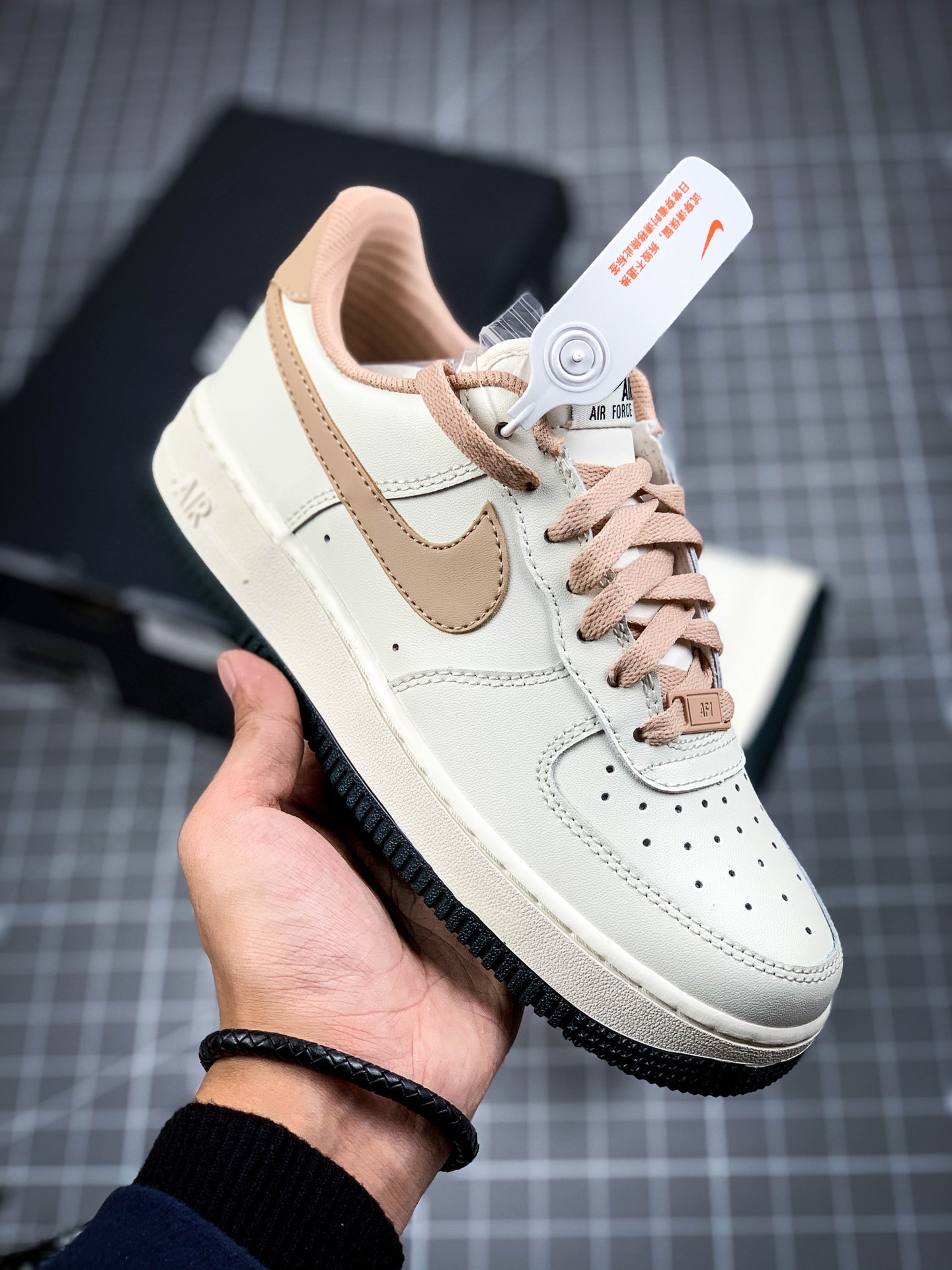 200  耐克 Nike Air Force 1 Low 米棕 空军一号低帮百搭休闲运动板鞋CJ6065-500