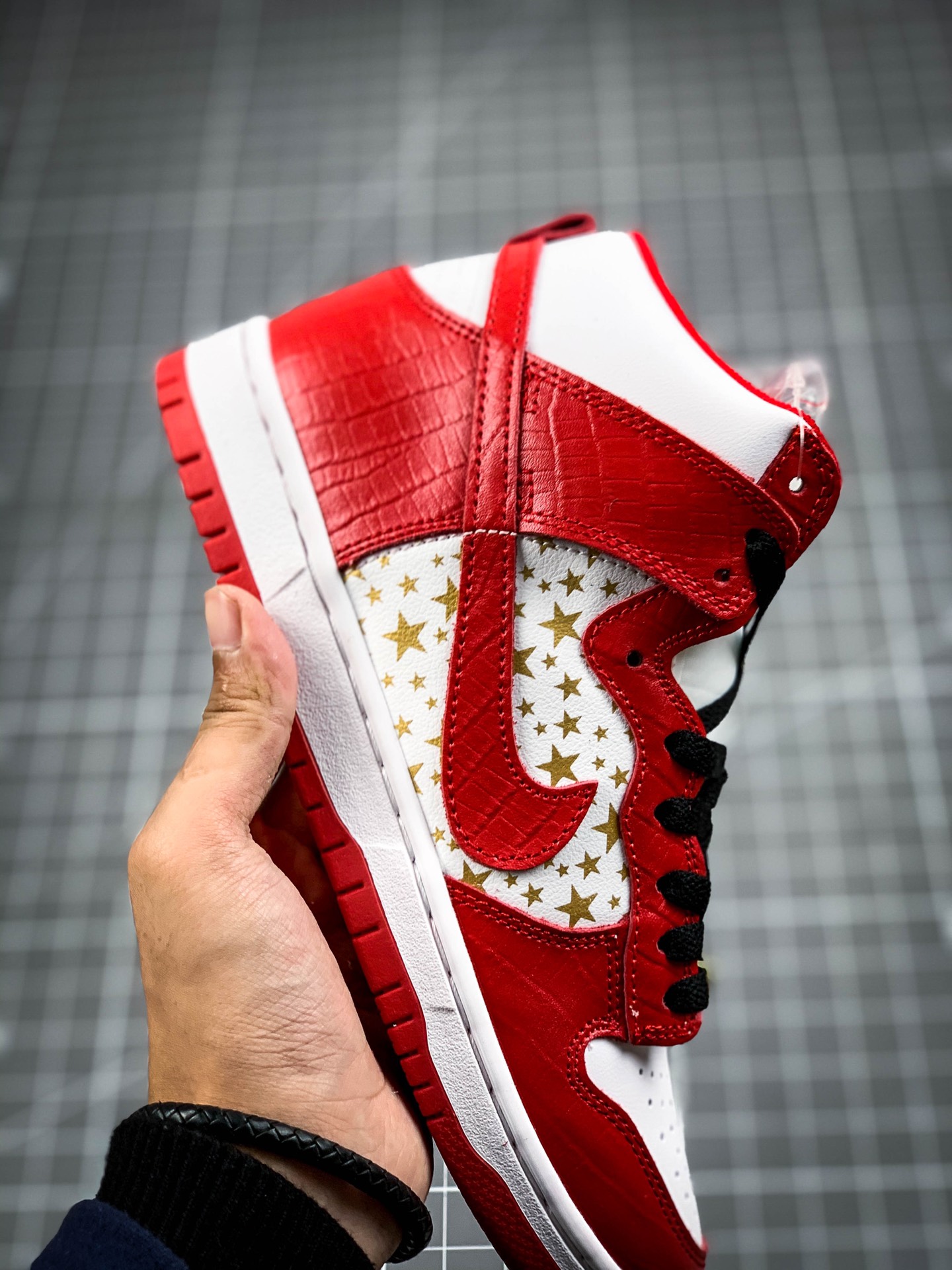 220 耐克Nike SB Dunk High “Team Crimson”SB高帮时尚休闲板鞋307385-181-141