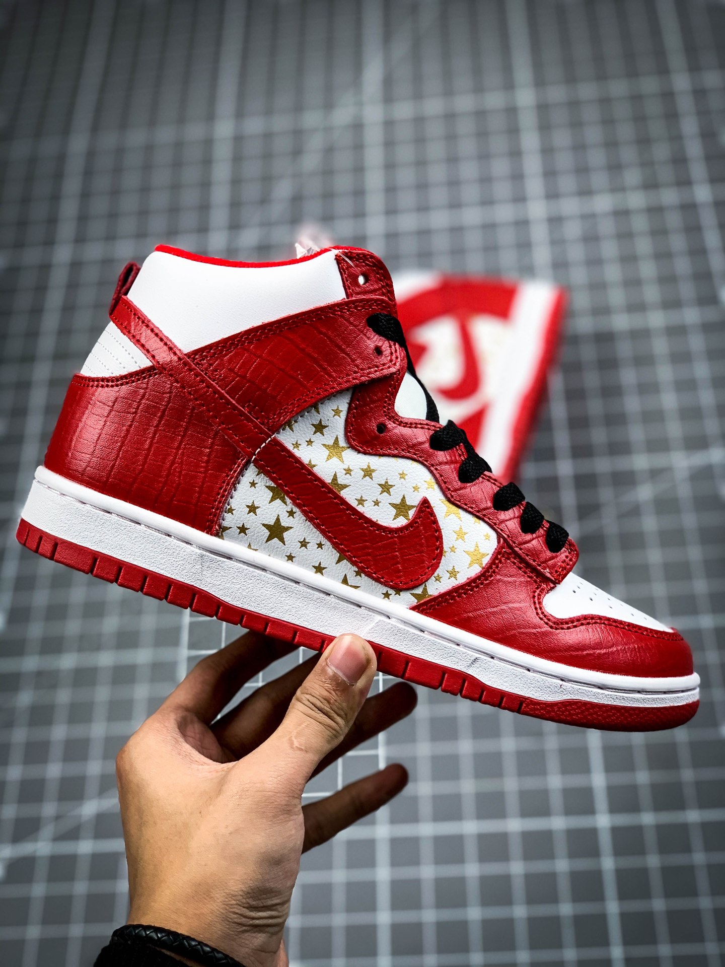 220 耐克Nike SB Dunk High “Team Crimson”SB高帮时尚休闲板鞋307385-181-141