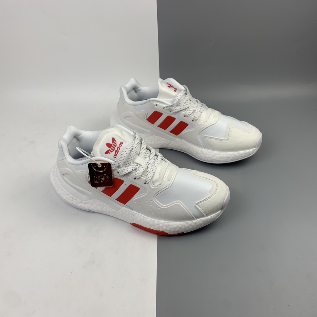 220  Adidas Originals 2020 Day Jogger Boost 三叶草2020版慢跑者系列高弹复古休闲运动跑鞋 夜行者二代 FW4819