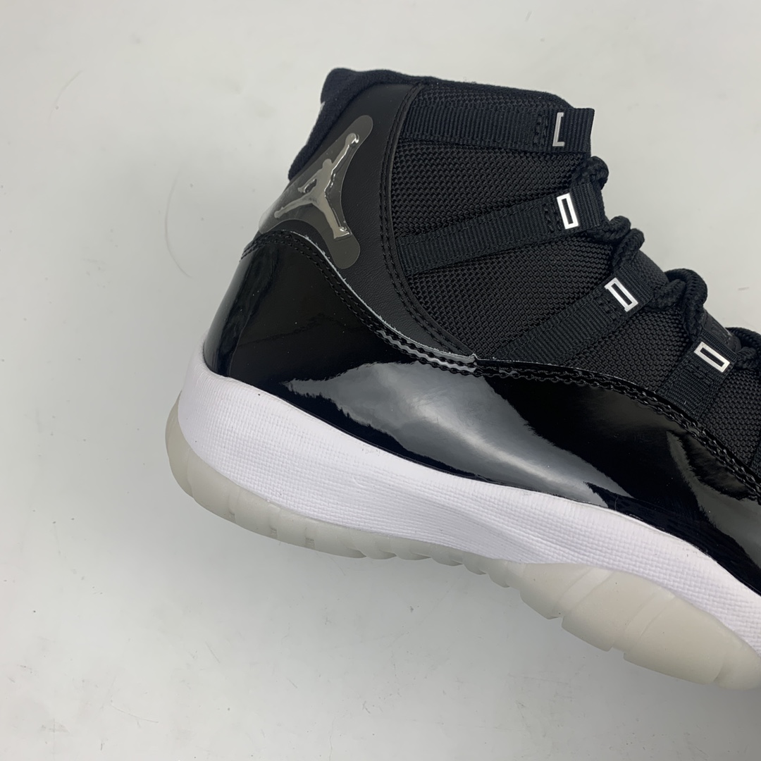 500 ST版本 Air Jordan 11 25th Anniversary”Black Silver Eyelets” 25周年黑白大魔王 CT8012-011