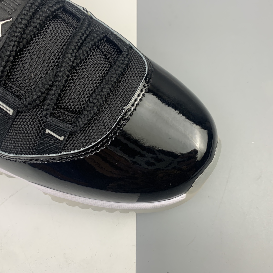500 ST版本 Air Jordan 11 25th Anniversary”Black Silver Eyelets” 25周年黑白大魔王 CT8012-011