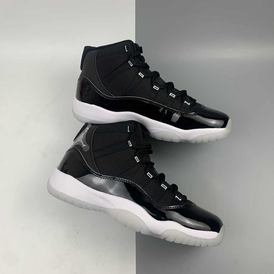 420 ST版本 Air Jordan 11 25th Anniversary”Black Silver Eyelets” 25周年黑白大魔王 CT8012-011