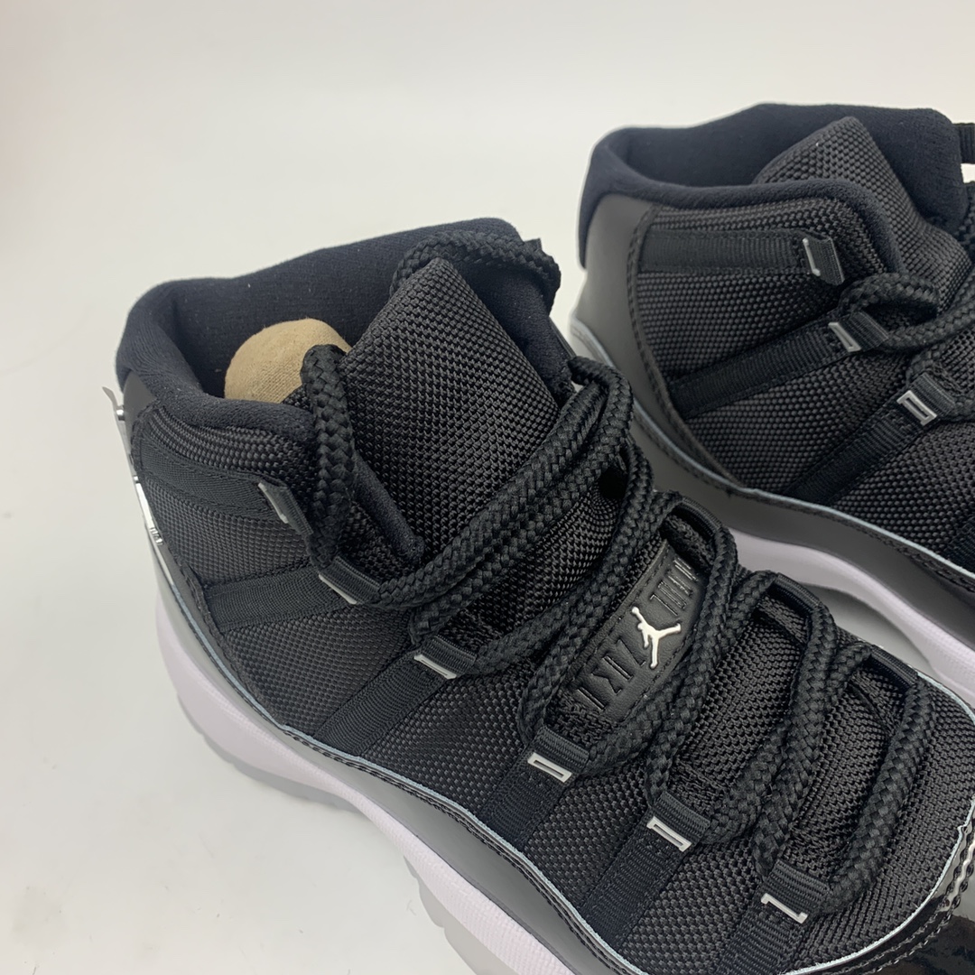 420 ST版本 Air Jordan 11 25th Anniversary”Black Silver Eyelets” 25周年黑白大魔王 CT8012-011