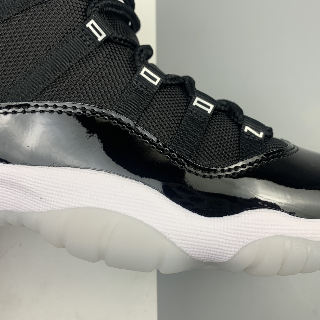 420 ST版本 Air Jordan 11 25th Anniversary”Black Silver Eyelets” 25周年黑白大魔王 CT8012-011