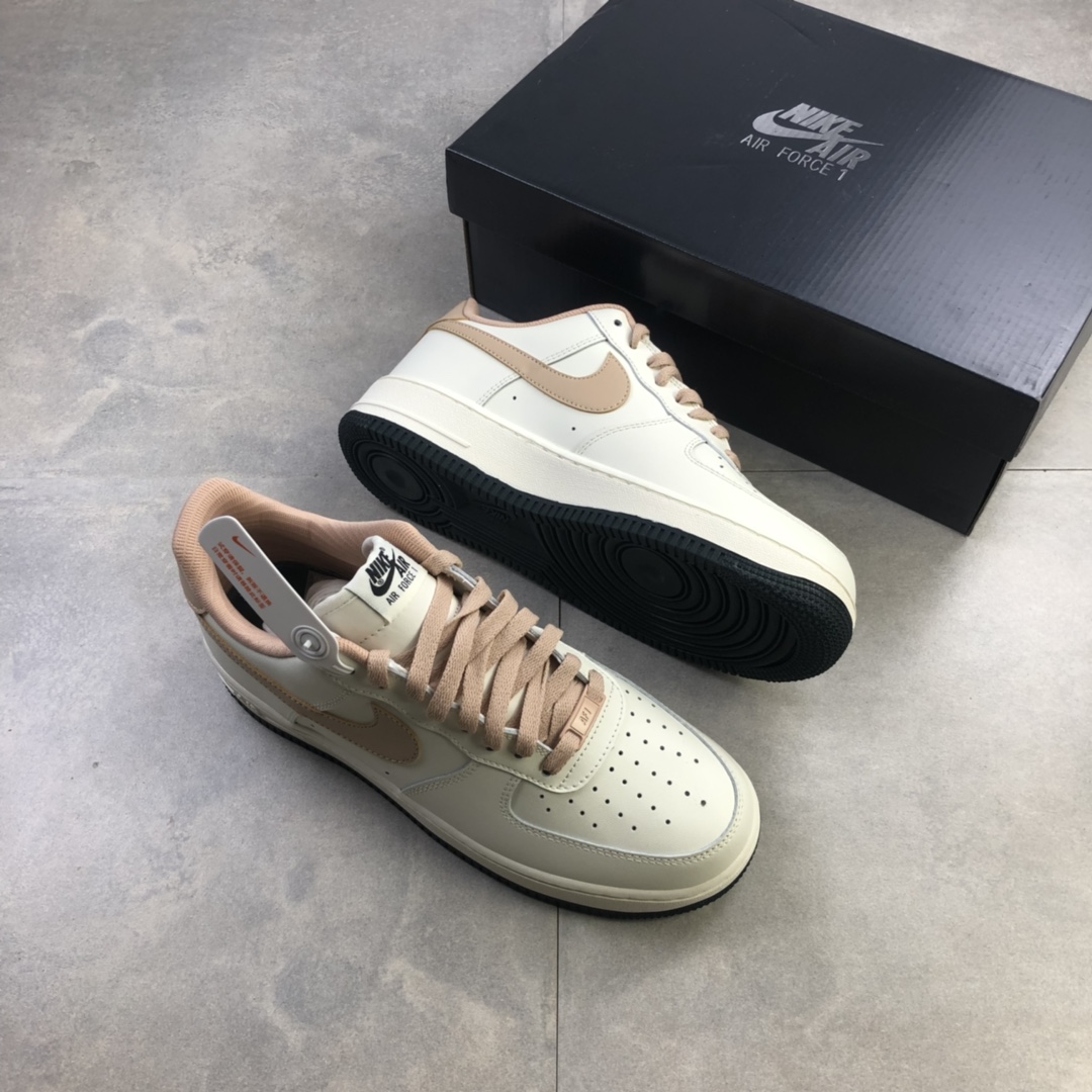 200 Nike Air Force 1 '07 耐克空军一号白桃粉原楦头原纸板 CJ6065-500