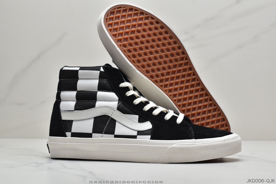 160 公司级 VANS/万斯  Sk8-Hi Vit LX 硫化 经典时尚高帮百搭校园休闲运动滑板鞋