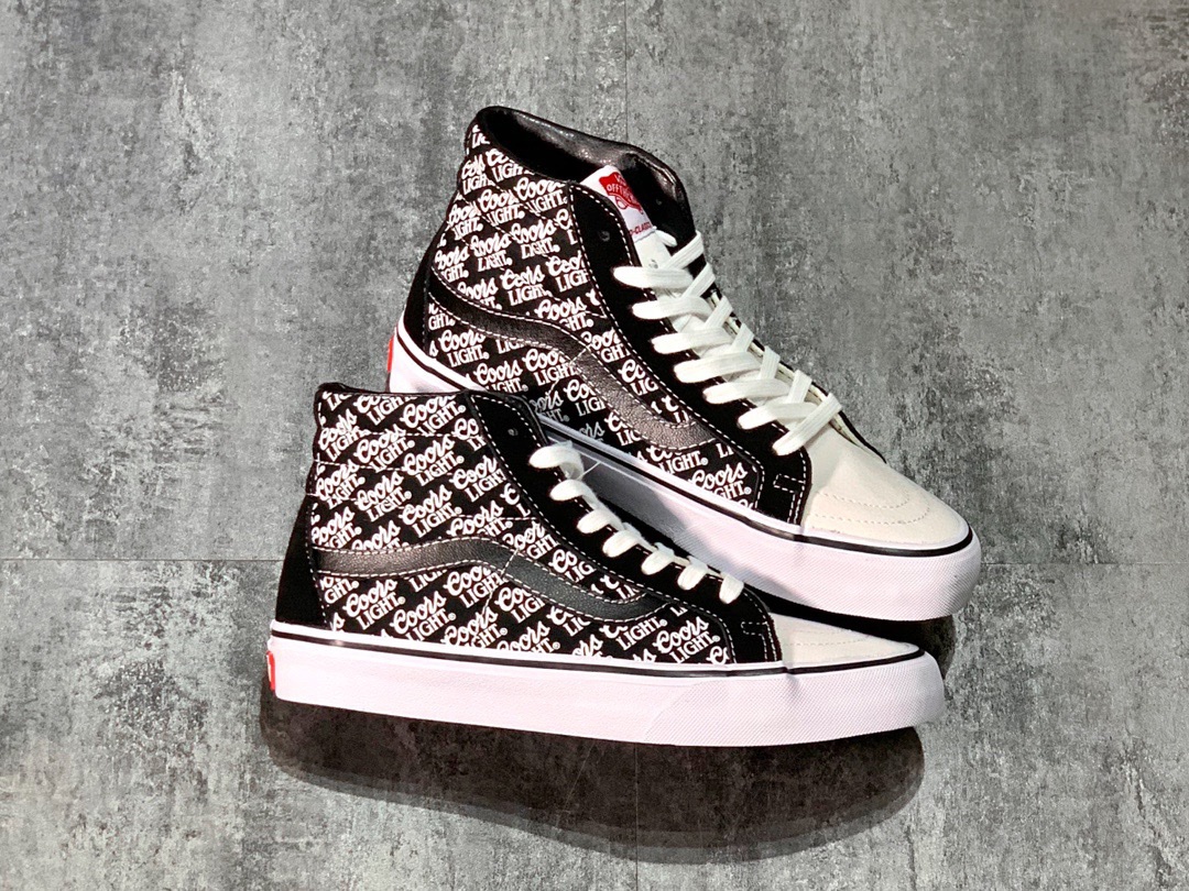 下调140 Coors Light x Vans SK8-Hi Pro 银子弹啤酒 专业滑板联名鞋