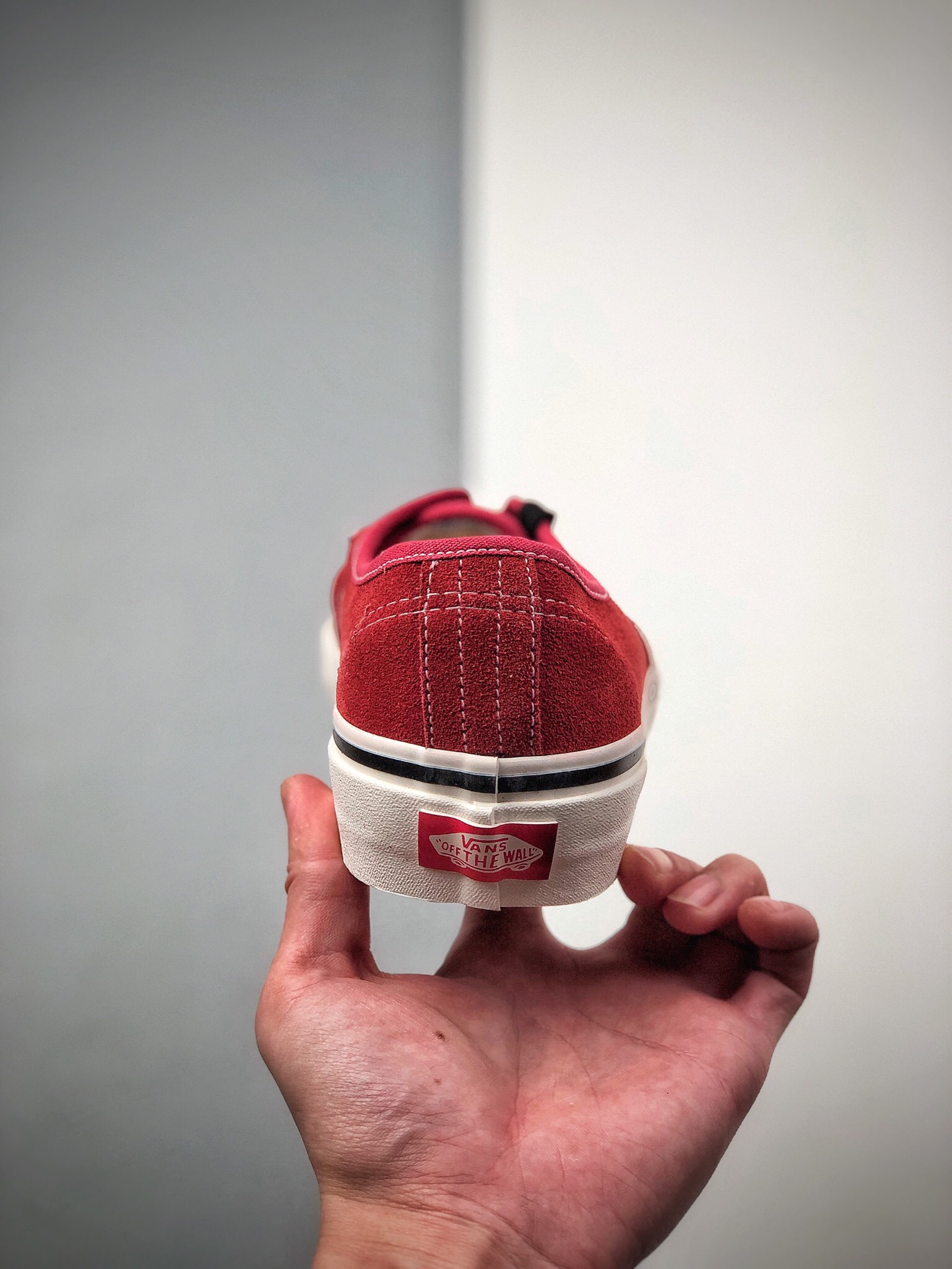140 Vans Authentic 44 DX万斯 麂皮酒红色 低帮硫化板鞋 VNOA38ENUL2