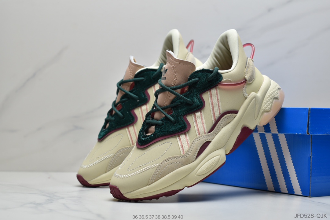 170 公司级阿迪达斯Adidas Originals Ozweego 3M 3M反光 老鞋爹水管 FZ1965