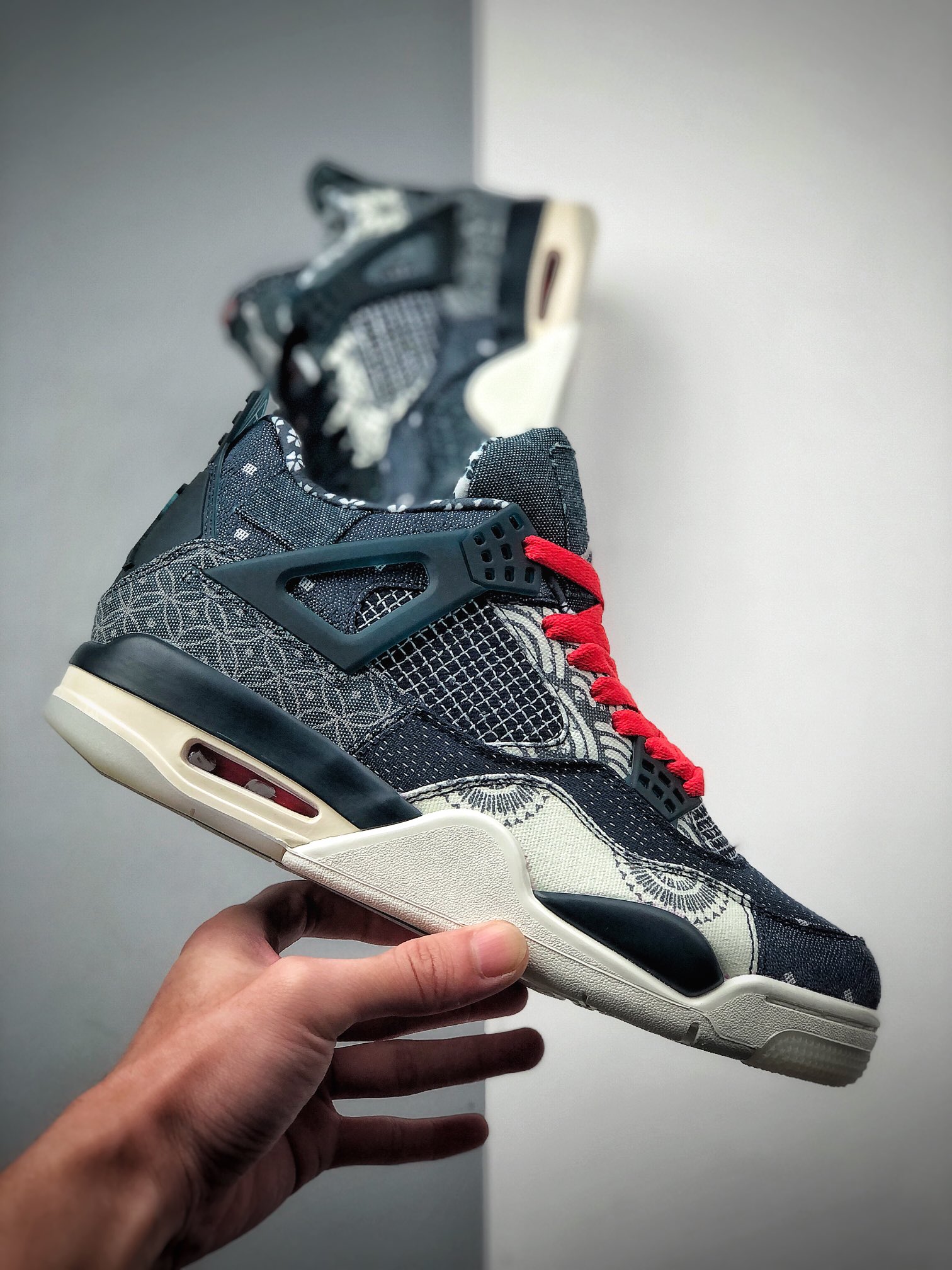 450  纯原版本Air Jordan 4 Retro SE “Sashiko” 刺子绣 AJ4 乔丹4代 aj4 乔4 刺子绣 乔丹篮球鞋系列CW0898-400