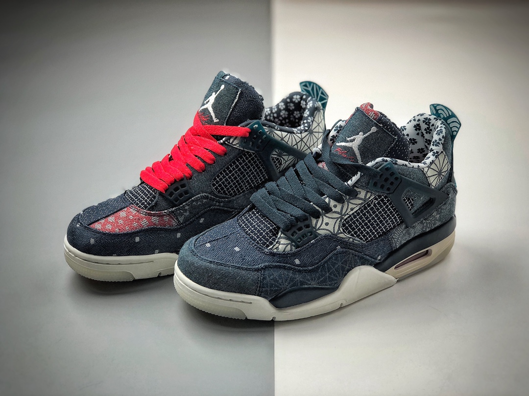 450  纯原版本Air Jordan 4 Retro SE “Sashiko” 刺子绣 AJ4 乔丹4代 aj4 乔4 刺子绣 乔丹篮球鞋系列CW0898-400