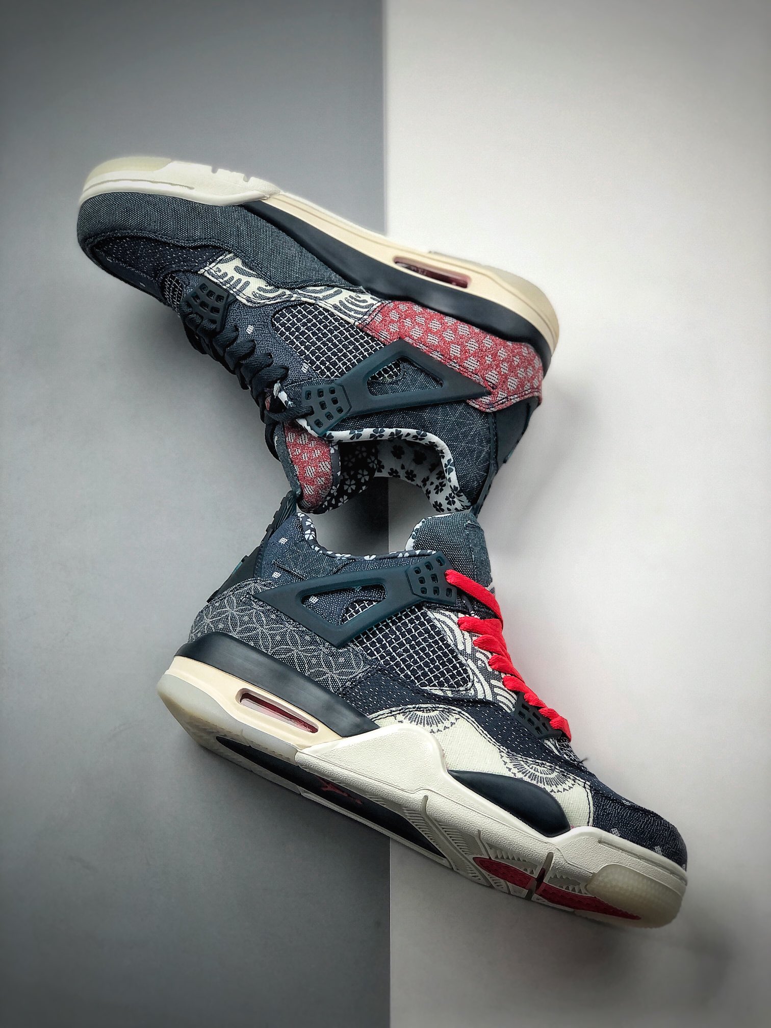 450  纯原版本Air Jordan 4 Retro SE “Sashiko” 刺子绣 AJ4 乔丹4代 aj4 乔4 刺子绣 乔丹篮球鞋系列CW0898-400