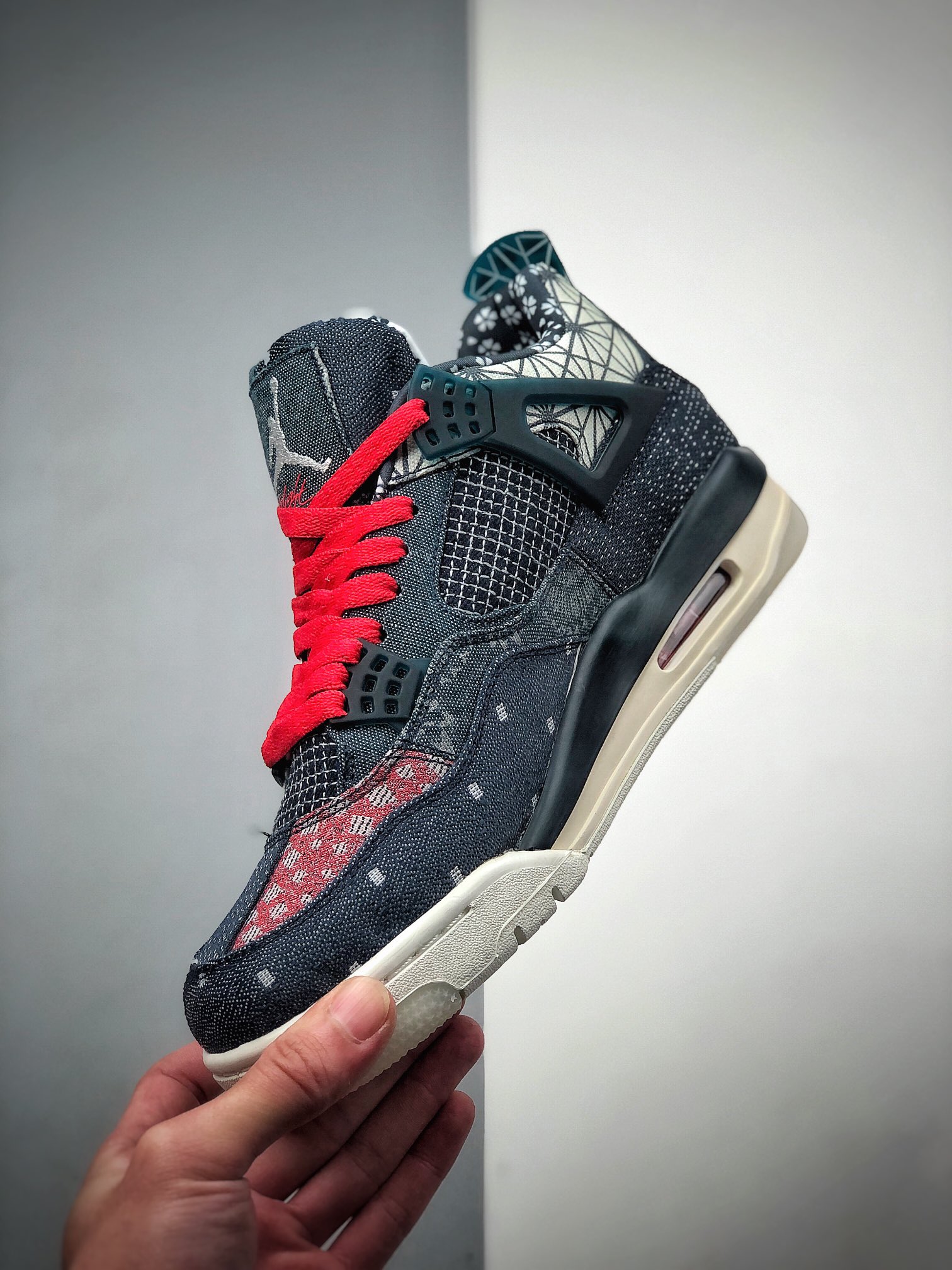 450  纯原版本Air Jordan 4 Retro SE “Sashiko” 刺子绣 AJ4 乔丹4代 aj4 乔4 刺子绣 乔丹篮球鞋系列CW0898-400