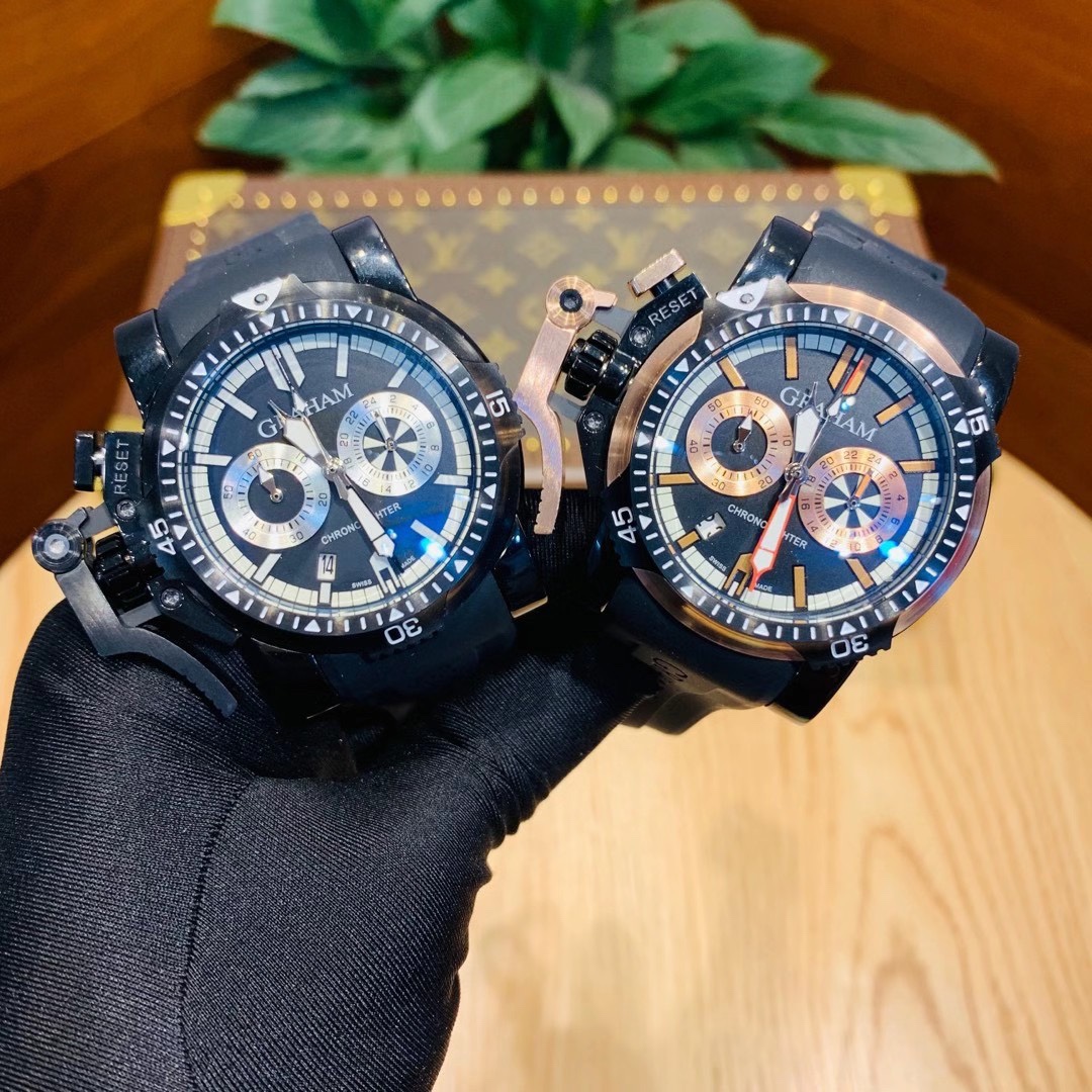 Innovative British Wristwatch: GRAHAM Greenham Chronofighter Series Key Features