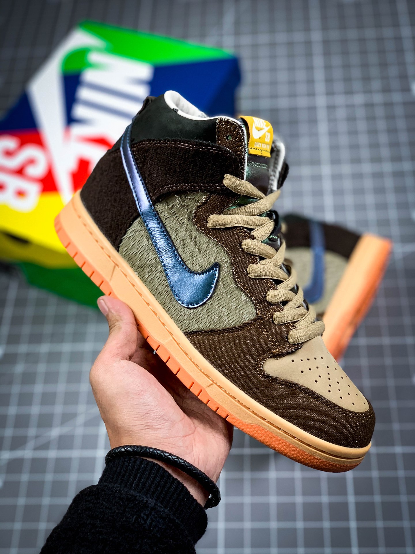 480  纯原 Concepts x Nike SB Dunk High “Mallard”棕绿  DC6887-200