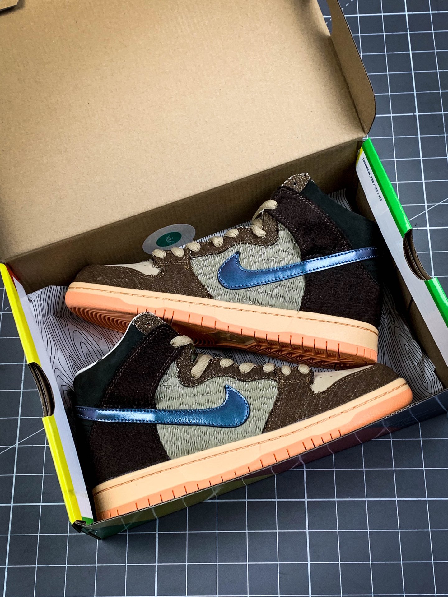 480  纯原 Concepts x Nike SB Dunk High “Mallard”棕绿  DC6887-200