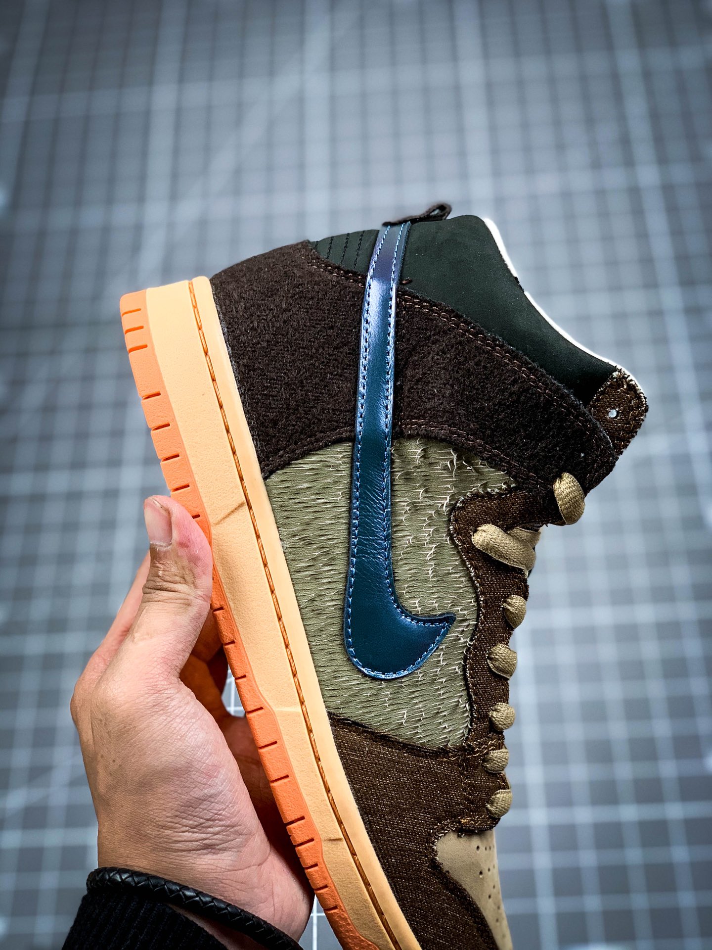 480  纯原 Concepts x Nike SB Dunk High “Mallard”棕绿  DC6887-200