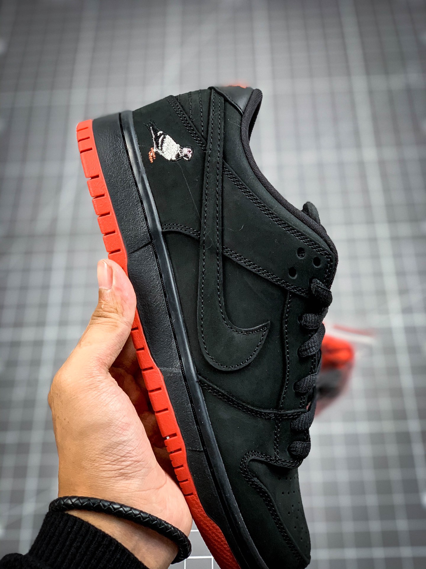 450 纯原Jeff Staple x Nike SB Dunk Low 'Pigeon 3.0' 黑鸽子 883232-008