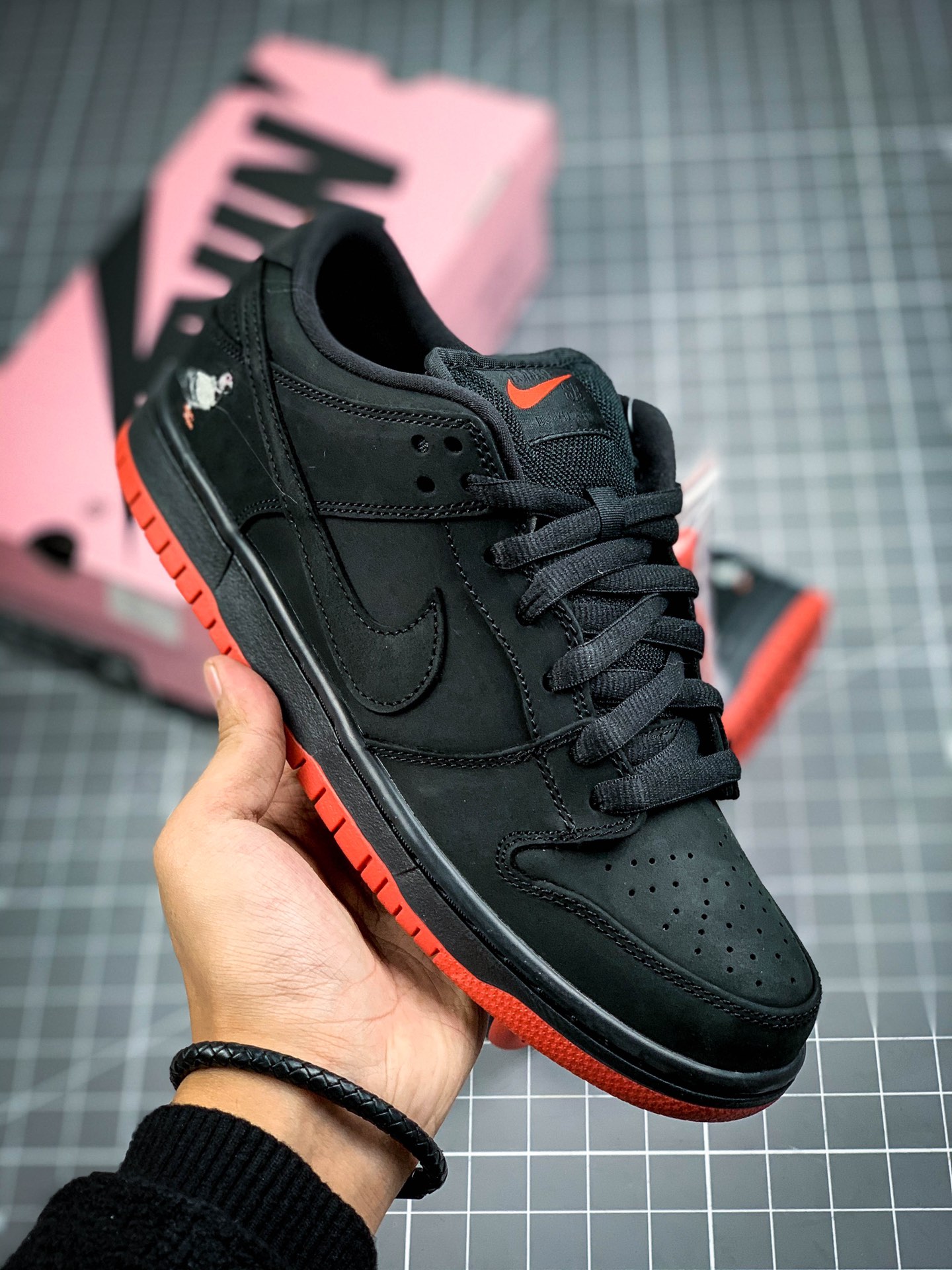 450 纯原Jeff Staple x Nike SB Dunk Low 'Pigeon 3.0' 黑鸽子 883232-008
