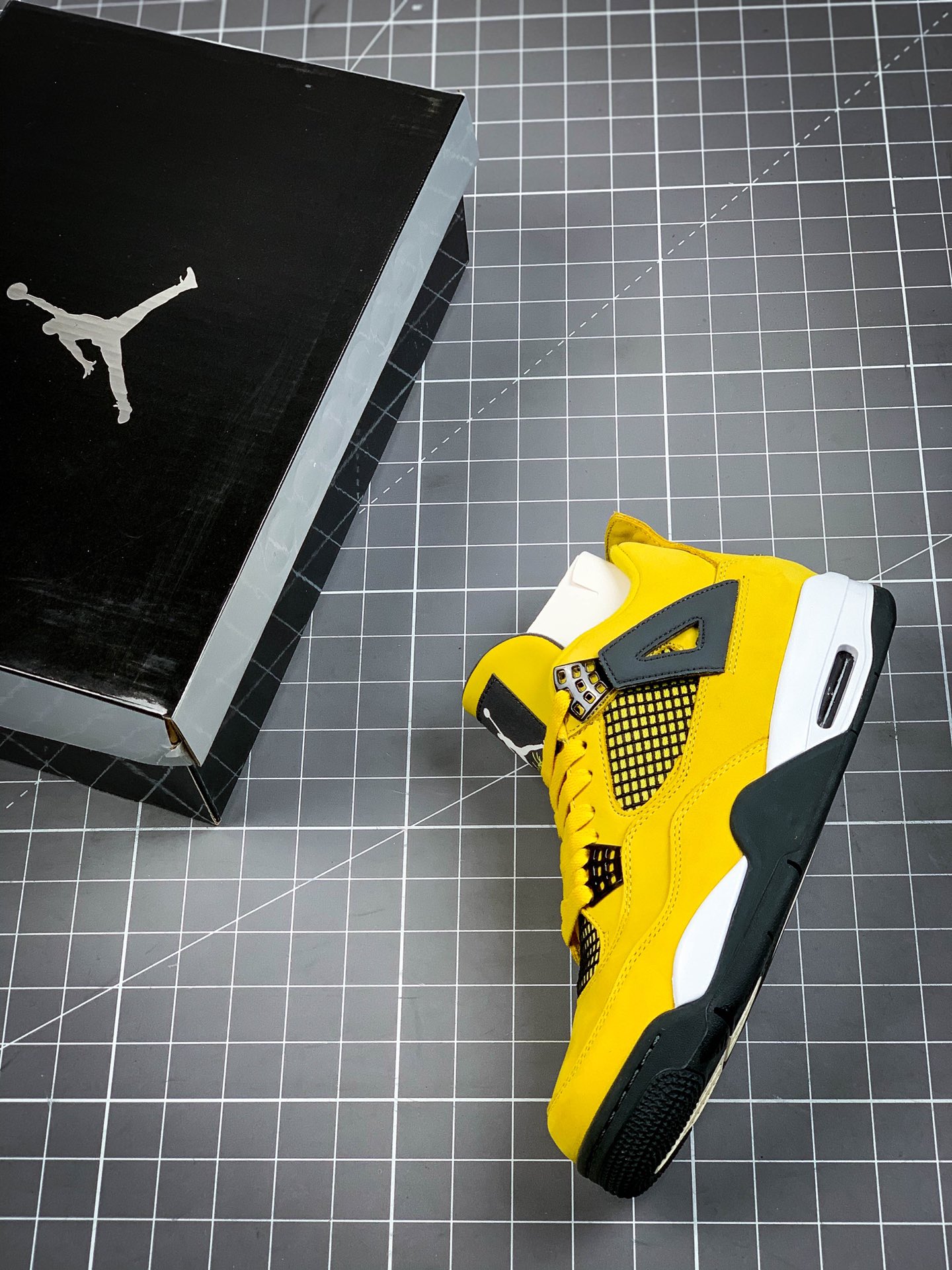 480 纯原版本Nike Air Jordan 4 “Lightning” 官方 314254-702 731