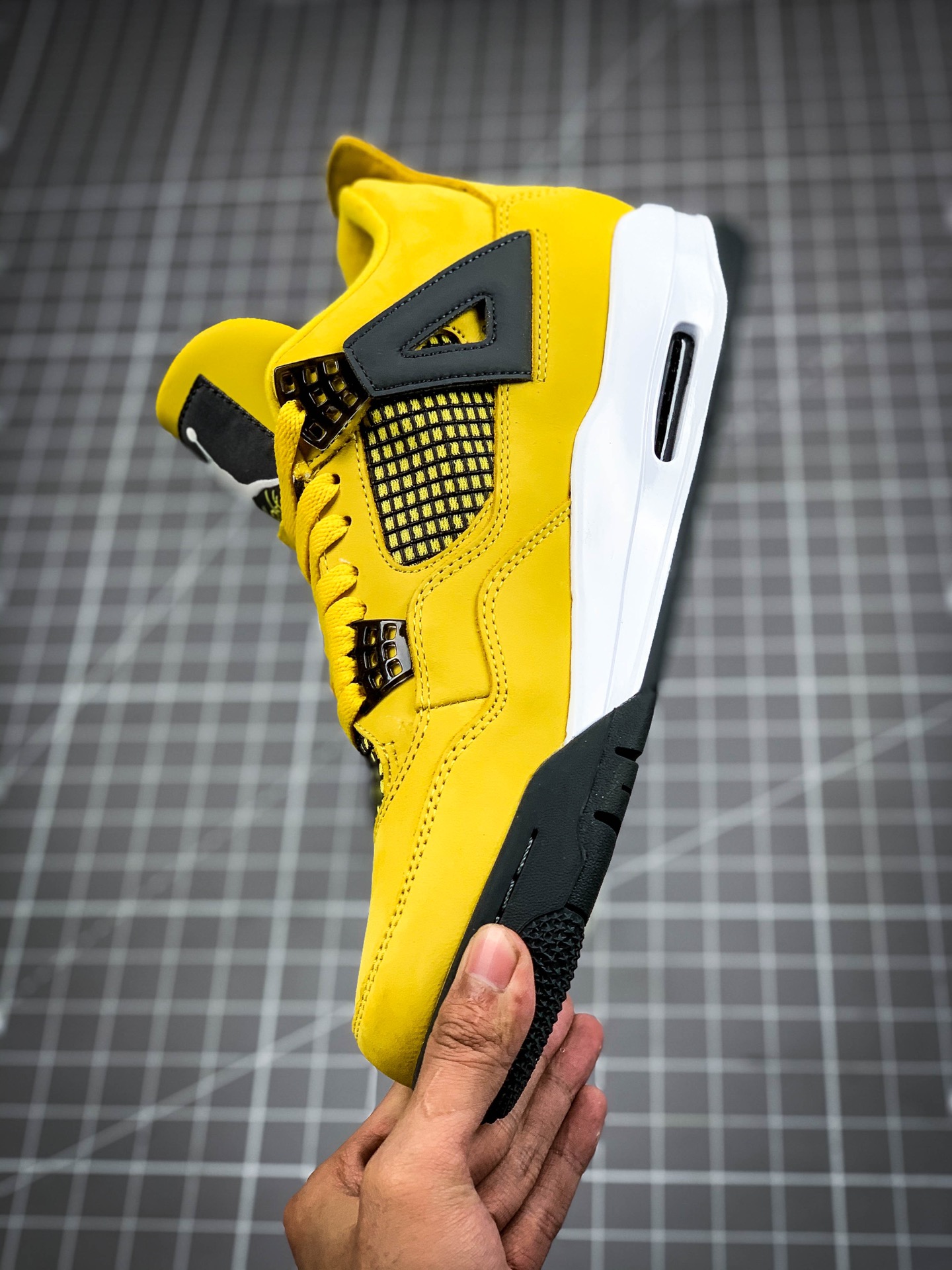 480 纯原版本Nike Air Jordan 4 “Lightning” 官方 314254-702 731