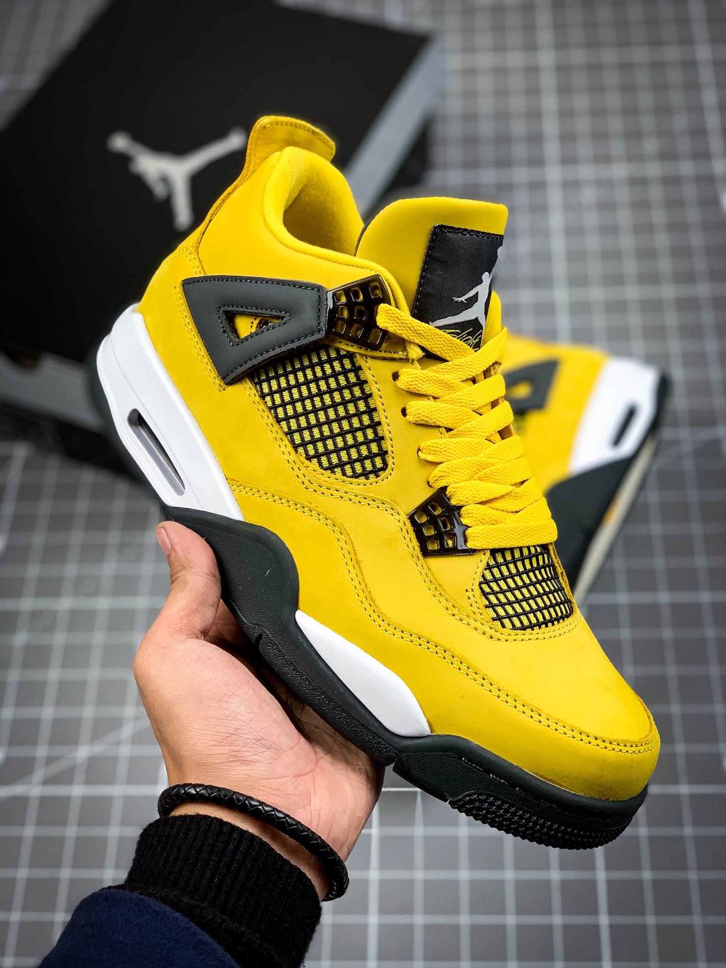 480 纯原版本Nike Air Jordan 4 “Lightning” 官方 314254-702 731