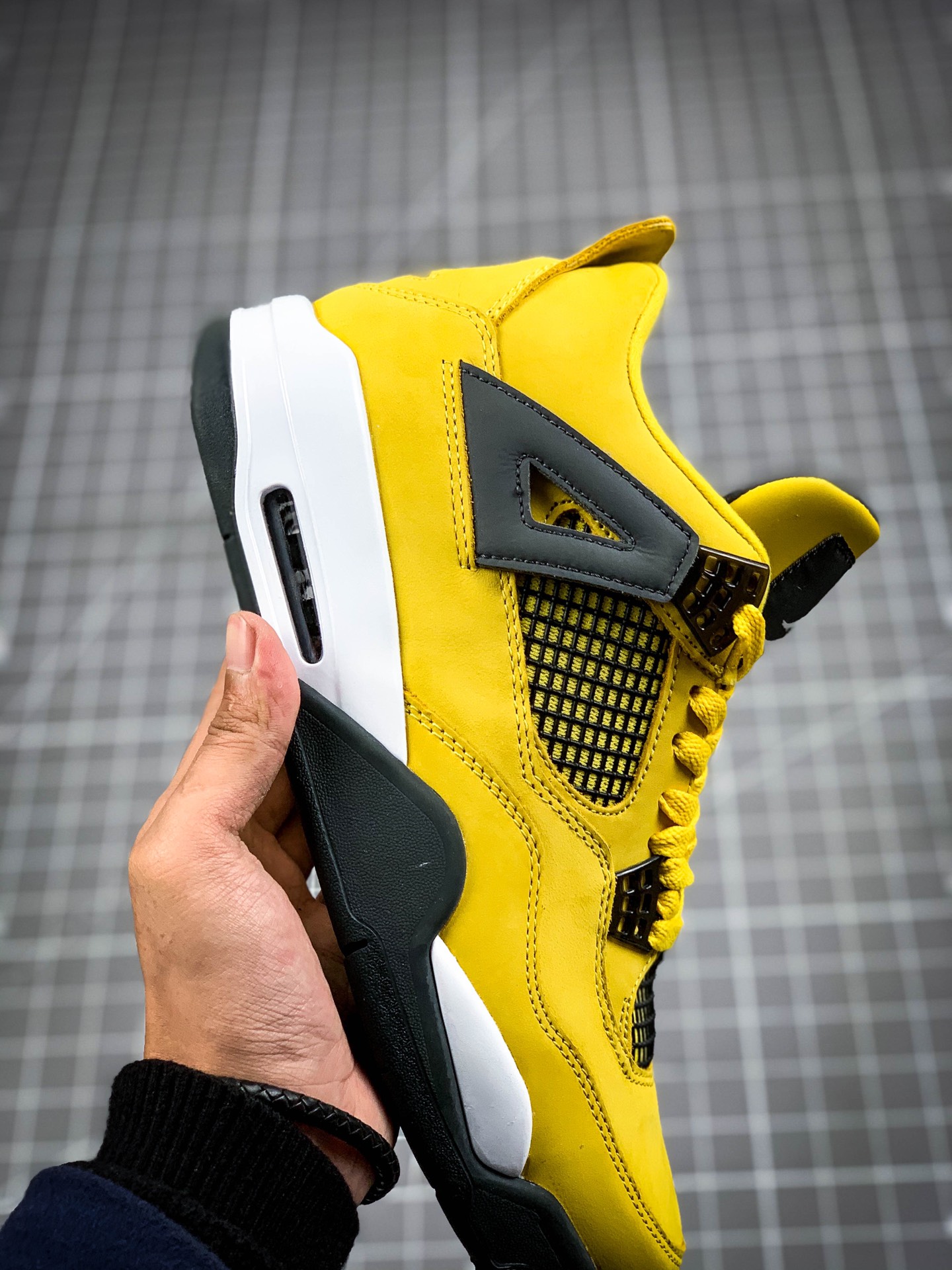 480 纯原版本Nike Air Jordan 4 “Lightning” 官方 314254-702 731