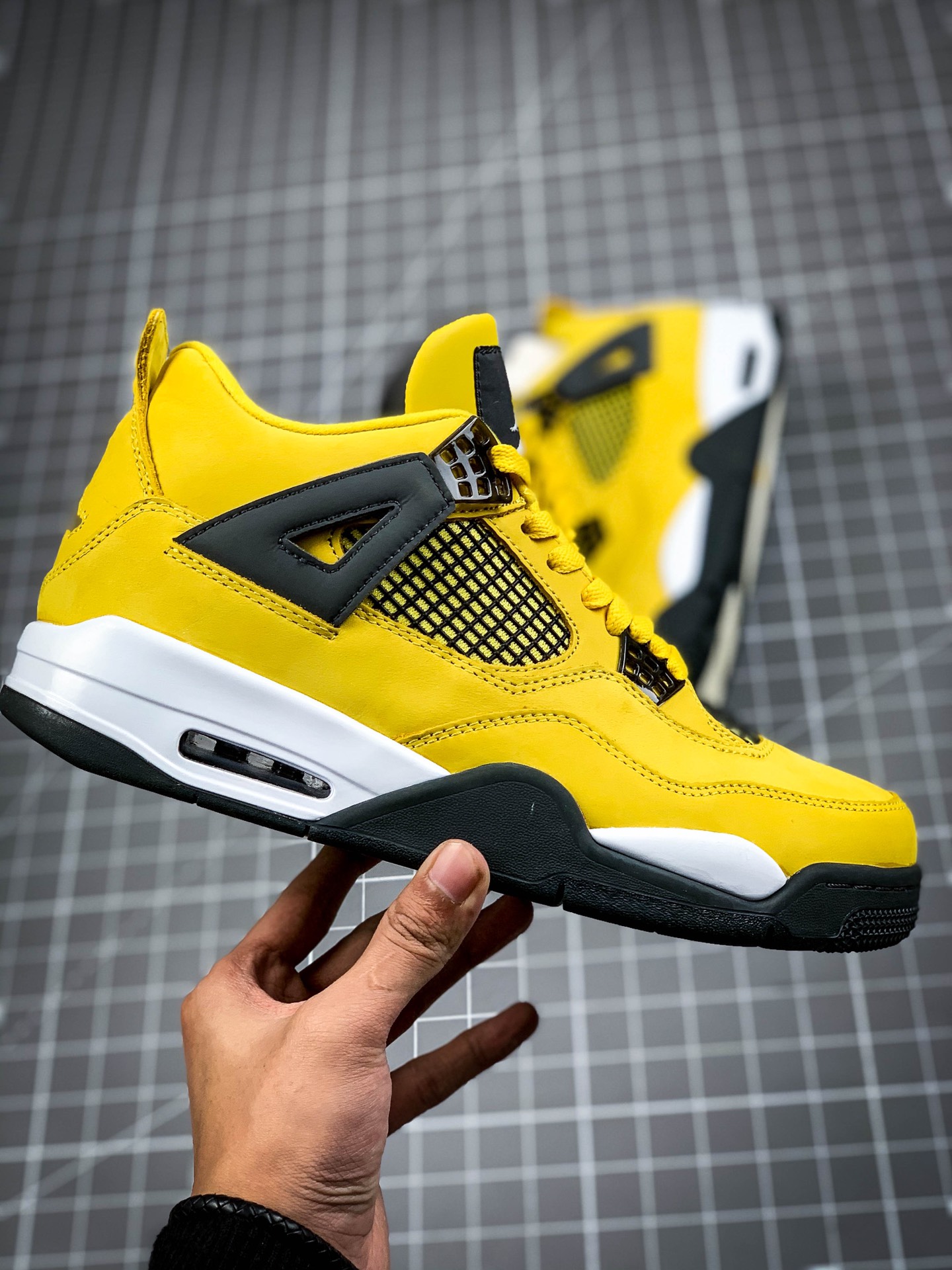 480 纯原版本Nike Air Jordan 4 “Lightning” 官方 314254-702 731