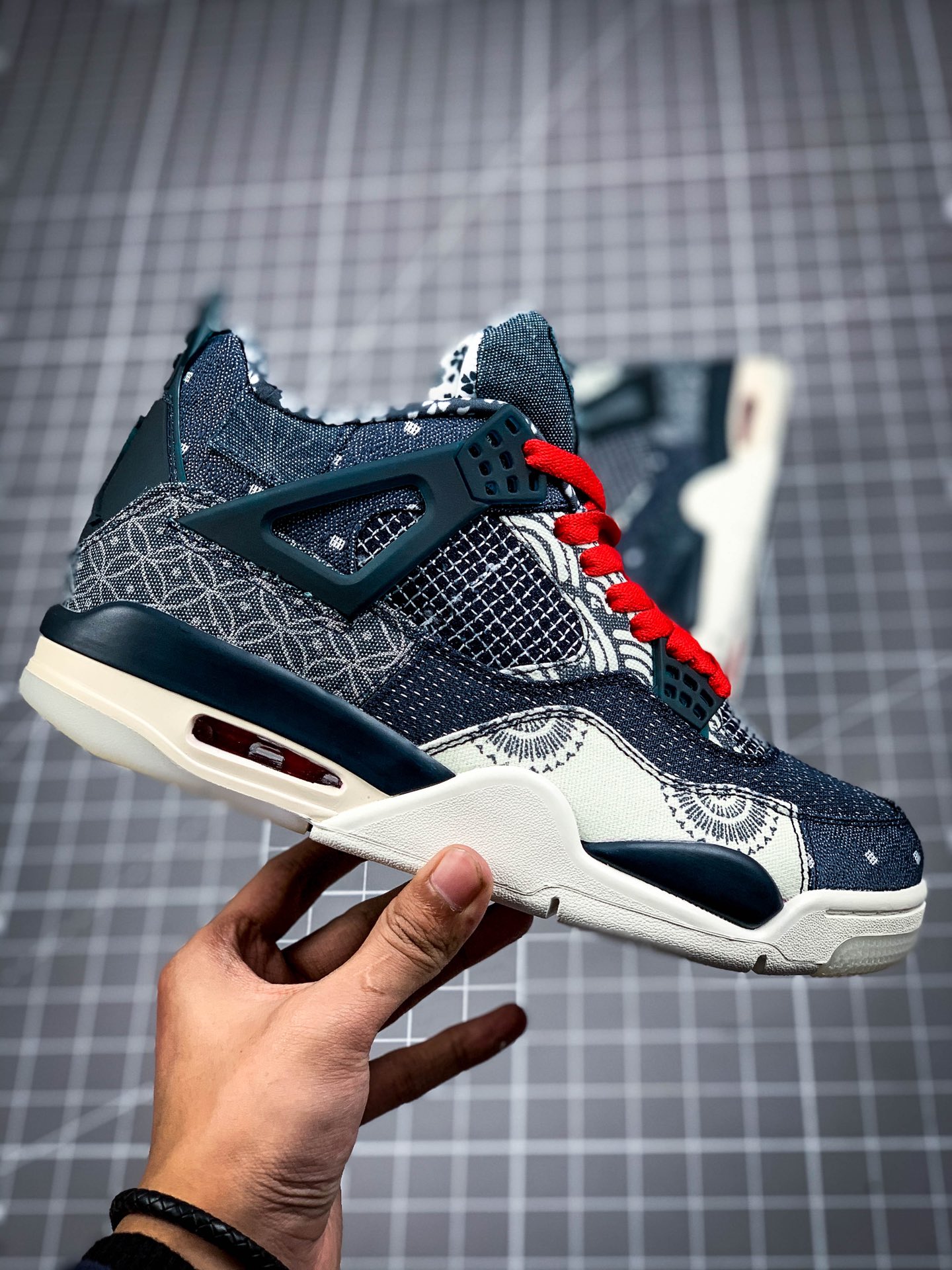 450  纯原版本Air Jordan 4 Retro SE “Sashiko” 刺子绣 AJ4 乔丹4代 CW0898-400
